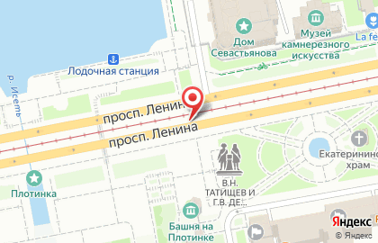 АЗС Навигатор в Октябрьском районе на карте