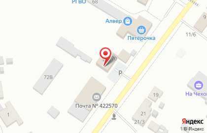 Салон красоты Мята на улице Чехова на карте