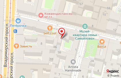 Первый Центр Подологии на Стремянной улице на карте