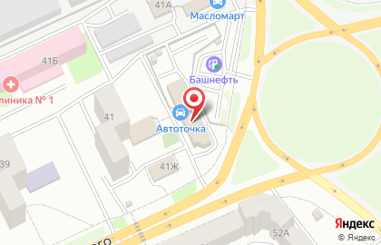 Автомойка на ул. Дзержинского, 41е на карте