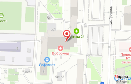 Окна Калева на улице Грекова на карте