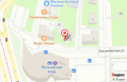 Остекление балкона метро ВОЛКОВСКАЯ на карте
