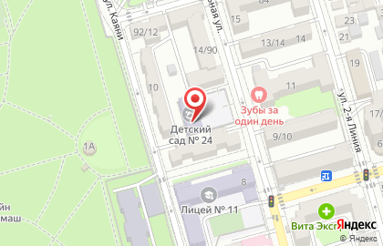 Детский сад №24 на Верхненольной улице на карте