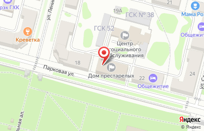 Железногорский дом-интернат для граждан пожилого возраста и инвалидов на карте