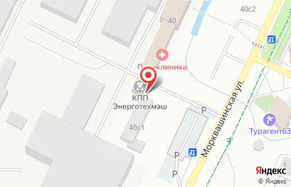 Частная охранная организация Гвардеец на Морквашинской улице на карте