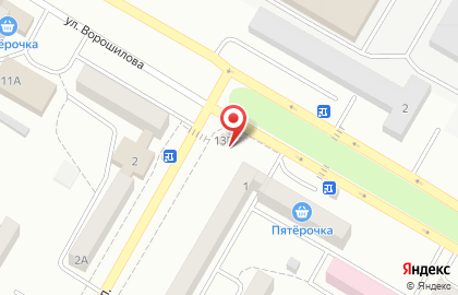 Продуктовый магазин 555 в Ростове-на-Дону на карте