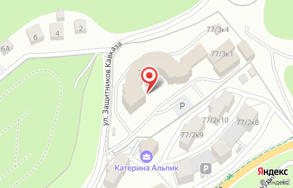 Краснополянское поисково-спасательное подразделение МЧС России на карте