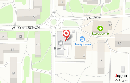 Швейная фабрика Логос на улице 1 Мая на карте
