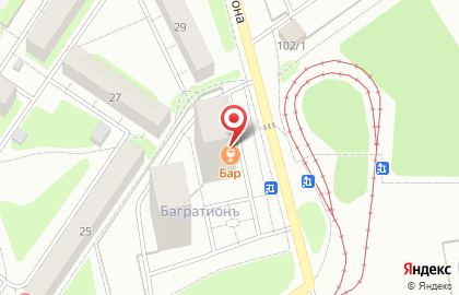Магазин разливных напитков Хмельной рыцарь в Центральном районе на карте