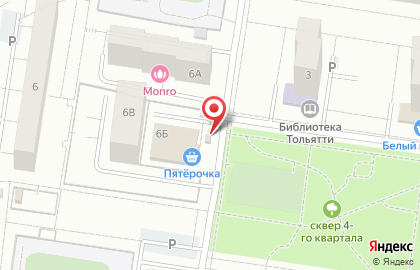 Киоск по продаже шаурмы в Автозаводском районе на карте
