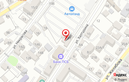 Пункт приема платежей по Системе Город, Правобережный район на улице Халтурина на карте