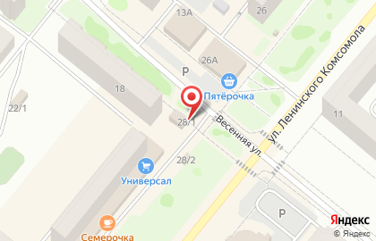 Алкомаркет на улице Ленинского Комсомола на карте