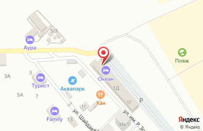 Отель Океан на карте