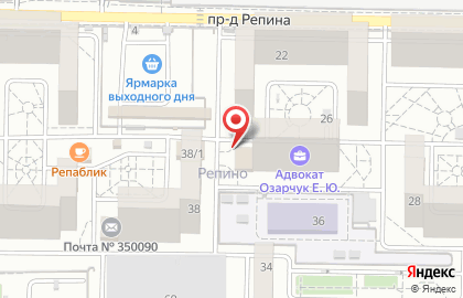 Клуб Адепт Кудо в Прикубанском районе на карте