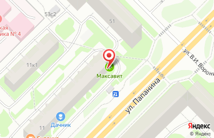 Аптека Максавит в Архангельске на карте