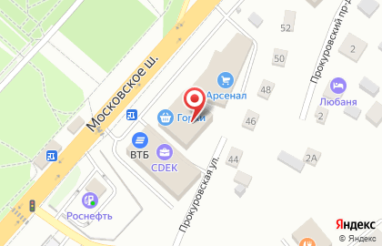 Магазин Двери-сейфы на Московском шоссе на карте