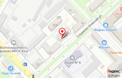 Медицинский центр в Волгограде на карте
