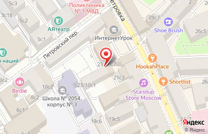 Собрание на улице Петровка на карте