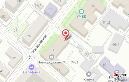 Торговый дом Тракт на Новгородском проспекте на карте