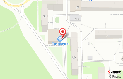 Супермаркет Пятёрочка в Орджоникидзевском районе на карте