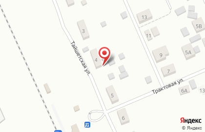 Источник на Тайшетской улице на карте