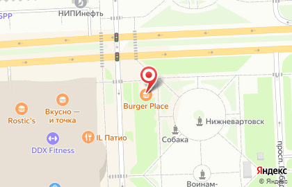Служба доставки стритфуда Burger Place на карте