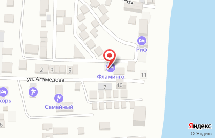 База отдыха Фламинго в Кировском районе на карте