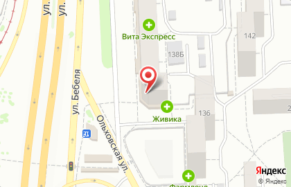 Парикмахерская Светлана в Железнодорожном районе на карте