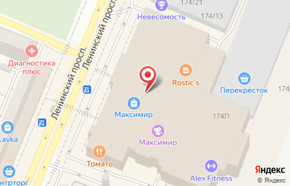 Торговый дом Askona на Ленинском проспекте, 174П на карте