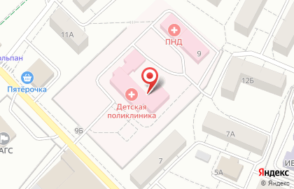 Поликлиника на улице Хохлова на карте