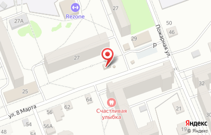 Магазин Родное село на улице 8 Марта на карте