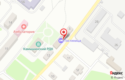 Участковый пункт полиции Камышинского сельсовета на карте