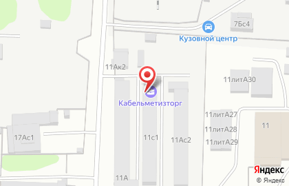 Торгово-оптовая компания Кабельметизторг на улице Станкостроителей на карте