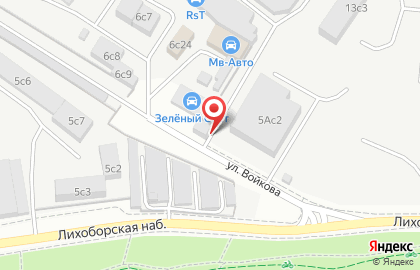 Меркурий на улице Войкова на карте