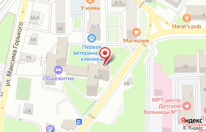 Общежитие, СибГМУ на Московском тракте на карте
