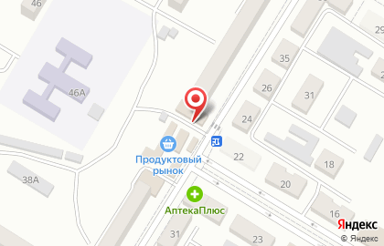 Супермаркет Меркурий на Рабоче-Крестьянской улице на карте