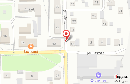 EХ на улице Мира на карте