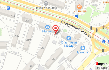 Кентро на Ставропольской улице на карте