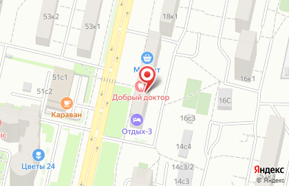 Стоматология Добрый доктор на Совхозной улице на карте
