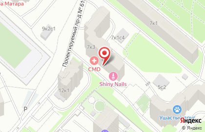 Студия маникюра Shiny nails на карте