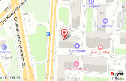 Сервисный центр АЛФА СЕРВИС на Автозаводской на карте