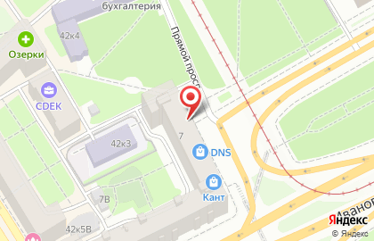 Магазин цифровой и бытовой техники DNS на метро Ломоносовская на карте