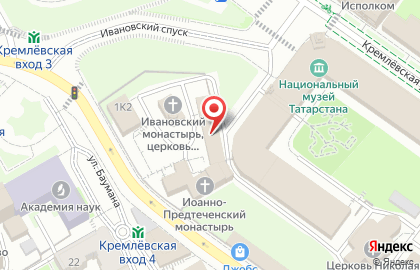 Монастырская лавка, Иоанно-Предтеченский мужской монастырь на карте