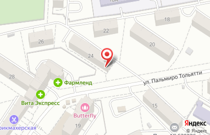 Салон-магазин Галина на улице Пальмиро Тольятти на карте