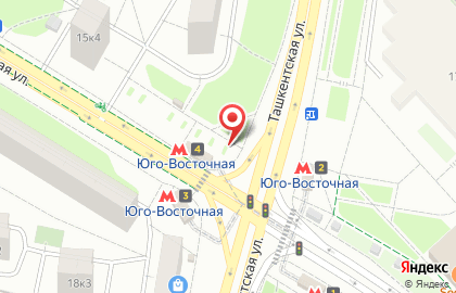 Продуктовый магазин на Ферганской, 15 к5 на карте