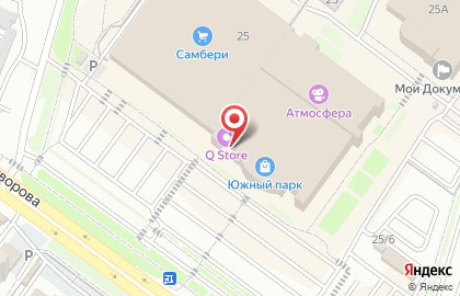 Банкомат ДВБ на улице Суворова, 25 на карте