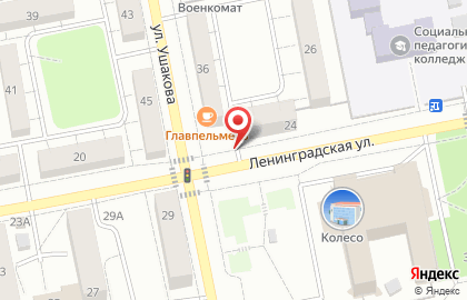 Водомат Родник здоровья на улице Ленинградской на карте
