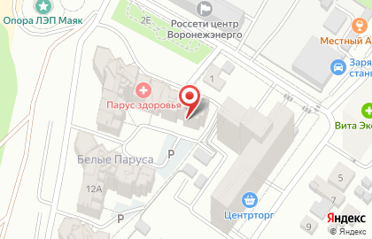 Автомат по продаже питьевой воды Живая Вода в Левобережном районе на карте