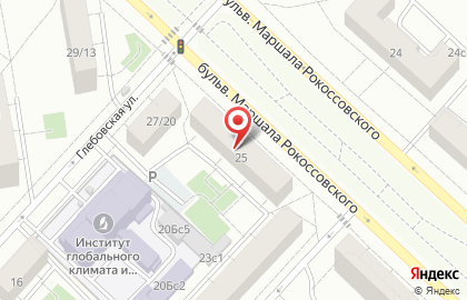 Мариенталь (Москва) на бульваре Маршала Рокоссовского на карте