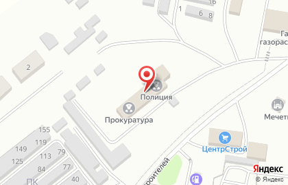 Отдел ГИБДД на улице Строителей на карте